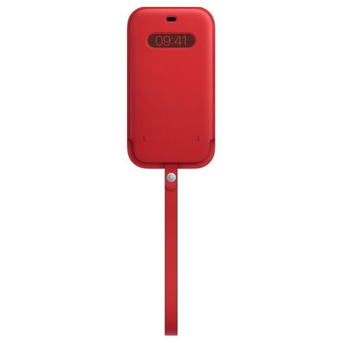 Apple Custodia a Tasca MagSafe in Pelle per iPhone 12 Pro Max Rosso