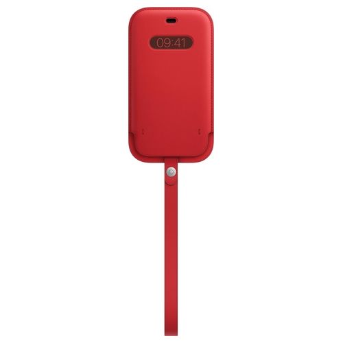 Apple Custodia a Tasca MagSafe in Pelle per iPhone 12/iPhone 12 Pro Rosso