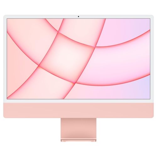 Apple iMac 24" Chip Apple M1 con CPU 8-Core e GPU 8‑Core Quattro Porte 8Gb Hd 256Gb Rosa 2021