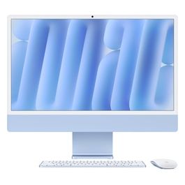 iMac da 24'' con display Retina 4.5K chip M4 con CPU a 8 core e GPU a 8 core 16GB SSD da 256GB - Blu
