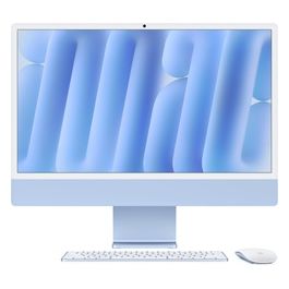 iMac da 24'' con display Retina 4.5K chip M4 con CPU a 10 core e GPU a 10 core 16GB SSD da 256GB - Blu