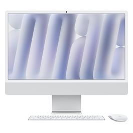 iMac Chip M4 Cpu 8-core e Gpu 8-core Display Retina 24" 16Gb di Memoria Unificata 256Gb di Archiviazione Ssd Argento