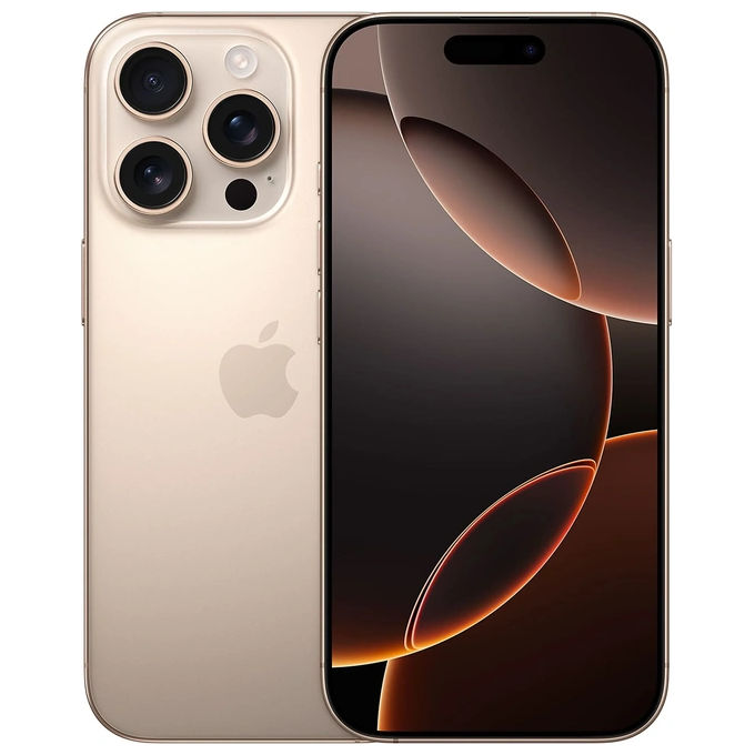 Image of Apple iPhone 16 Pro 256Gb 6.3'' Titanium Sabbia Italia