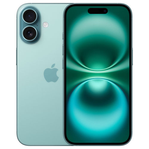 MYED3QL/A iPhone 16 Smartphone 5G 6,1" 128GB iOS 18 chip A18 Dual SIM IP68 colore Verde Acqua