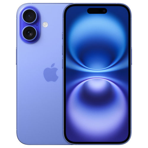 MYEC3QL/A iPhone 16 Smartphone 5G 128GB Display 6.1" OLED Chip A18 Doppia Fotocamera 48MP IP68 colore Blu