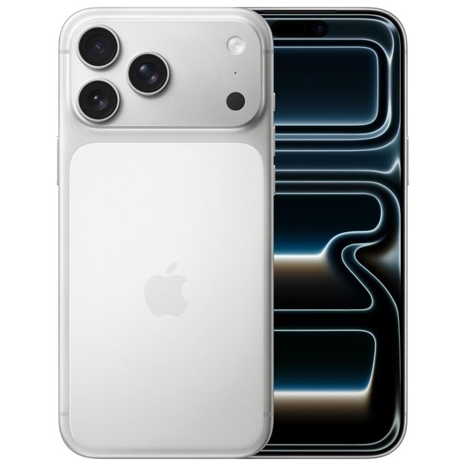 Apple MFYQ4QL-A iPhone 17 Pro Max Smartphone 512GB 6,9'' OLED 120Hz 5G Wi-Fi 7 Tripla Fotocamera 48MP iOS 26 colore Argento