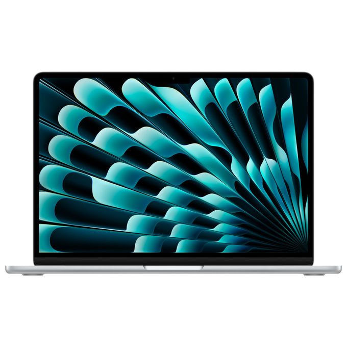 Apple MacBook Air 13.6 pollici M3 512GB SSD 8GB RAM argento notebook ultraleggero