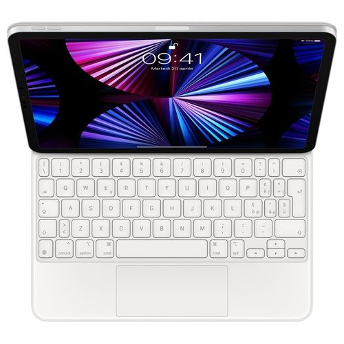 Apple Magic Keyboard per iPad Pro 11" Terza Generazione e iPad Air Quarta Generazione Italiano Bianco