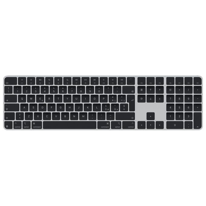 Apple Magic Keyboard con Touch ID e Tastierino Numerico per Mac con Chip Apple Italiano Tasti Neri ???????