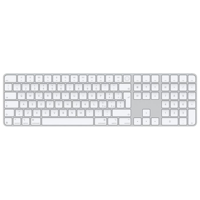 Apple Magic Keyboard con Touch ID e Tastierino Numerico per Mac con Chip Apple Italiano Tasti Bianchi ???????