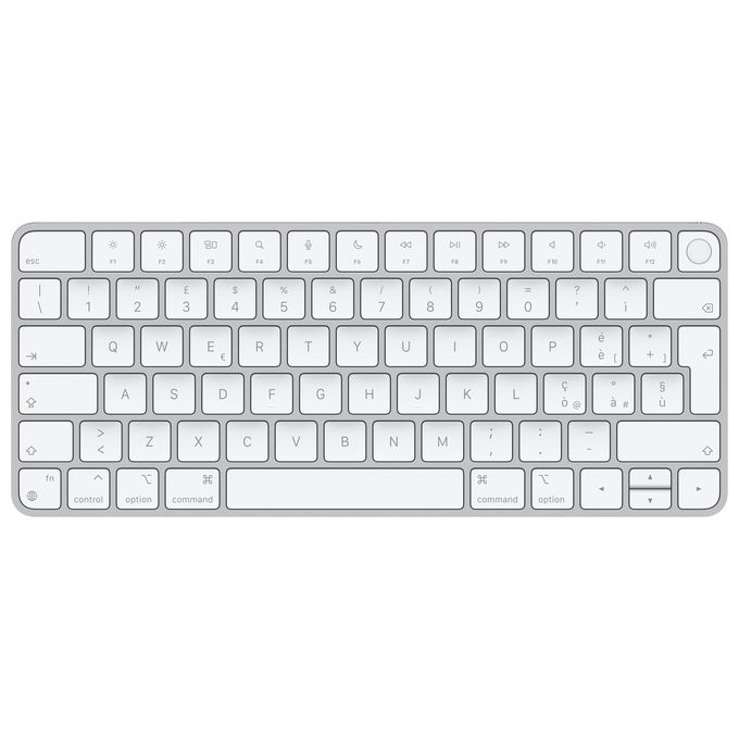 Apple Magic Keyboard con Touch ID per Mac con Chip Apple Italiano-Argento
