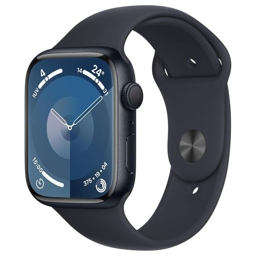 Apple Watch 9 41mm GPS alluminio mezzanotte con cinturino Sport Mezzanotte S/M Europa
