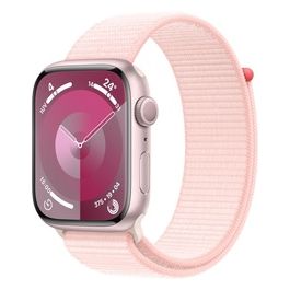 Apple Watch 9 45mm GPS alluminio rosa con cinturino Sport Loop rosa confetto Europa