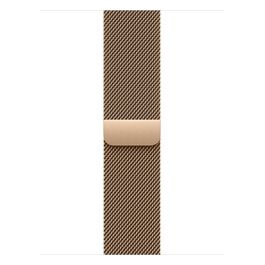 Watch Band Loop in Maglia Milanese 42mm Oro Misura Unica