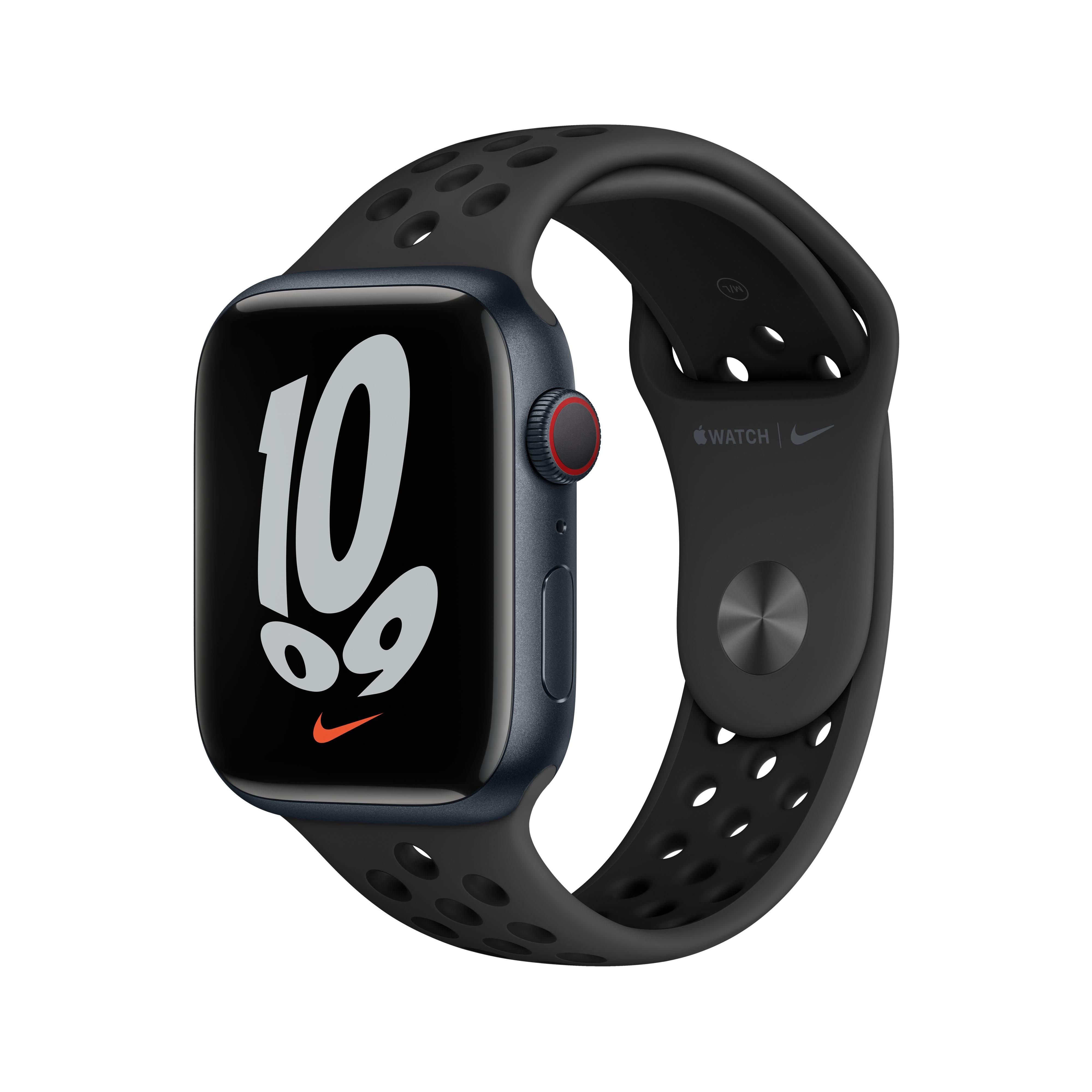 Apple Watch Nike Series 7 GPS e Cellular 45mm Midnight | Yeppon