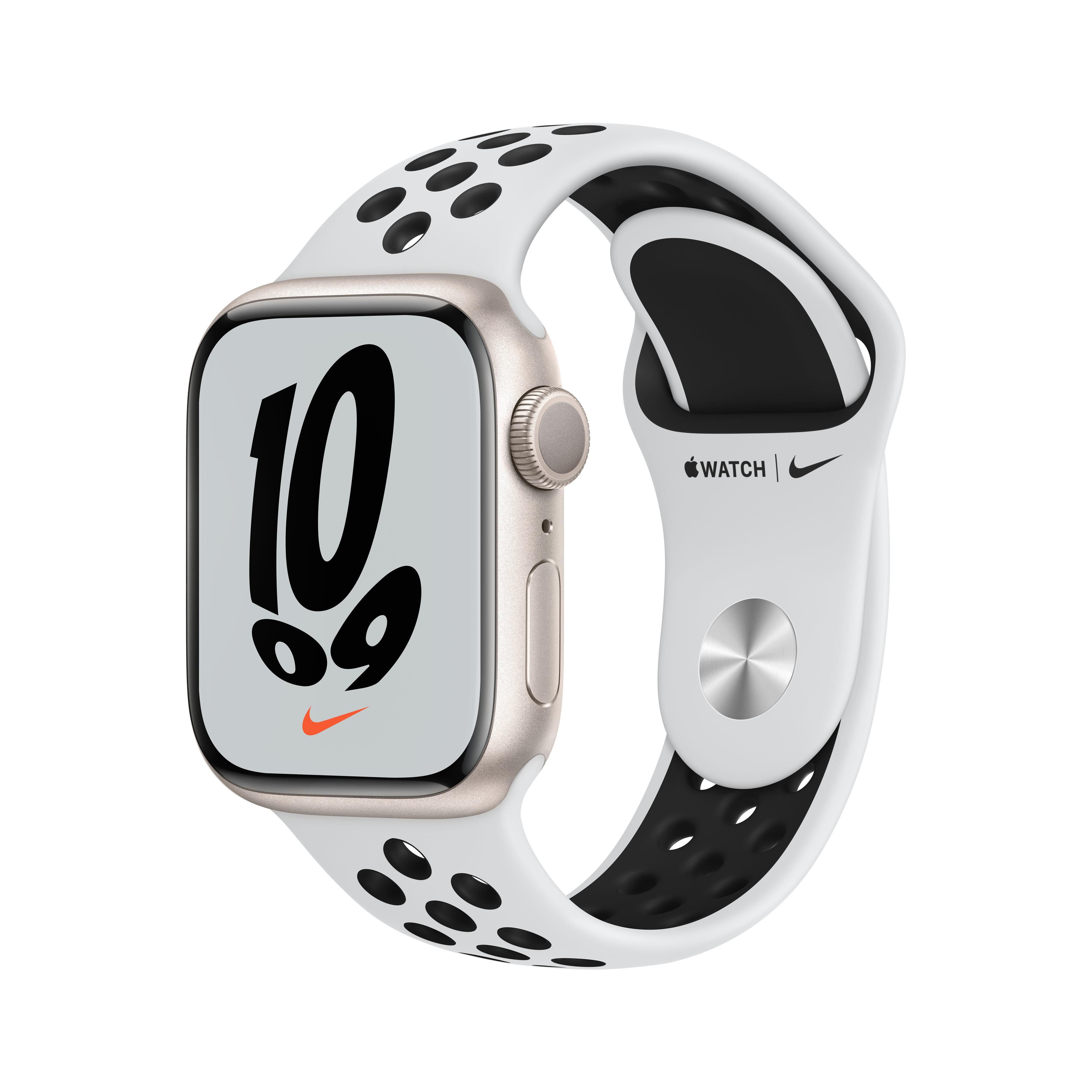 Apple Watch Nike Series 7 GPS 41mm Starlight Aluminium case | Yeppon