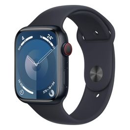 Apple Watch 9 41mm GPS + Cellular Cassa in Alluminio Mezzanotte e Cinturino Sport Mezzanotte M/L
