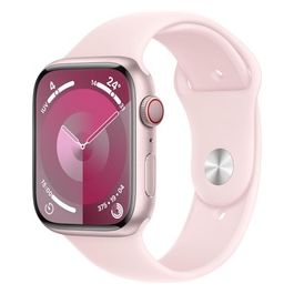 Apple Watch 9 41mm GPS + Cellular Cassa in Alluminio Rosa e Cinturino Sport Rosa Confetto S/M