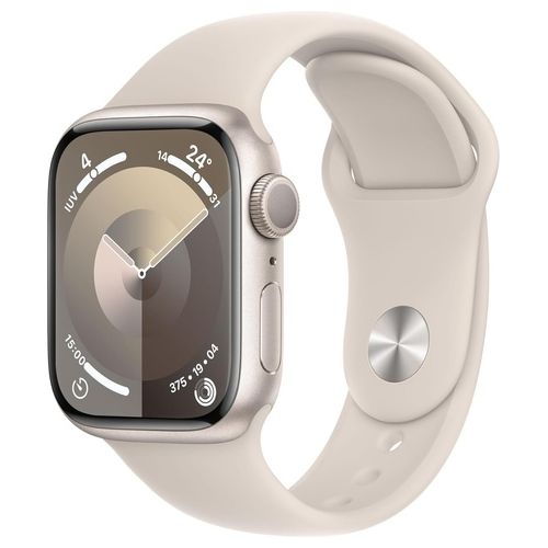 Apple Watch 9 41mm GPS Cassa in alluminio galassia e cinturino Sport Galassia S/M Italia