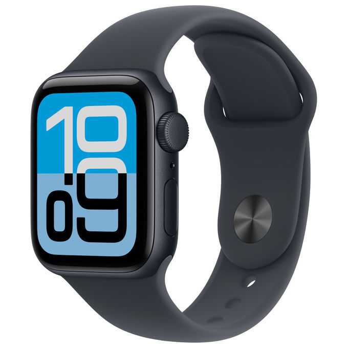 Apple MEHC4QL-A Watch SE 3 Smartwatch GPS 40mm Always-on Display 64GB 18h autonomia colore Mezzanotte