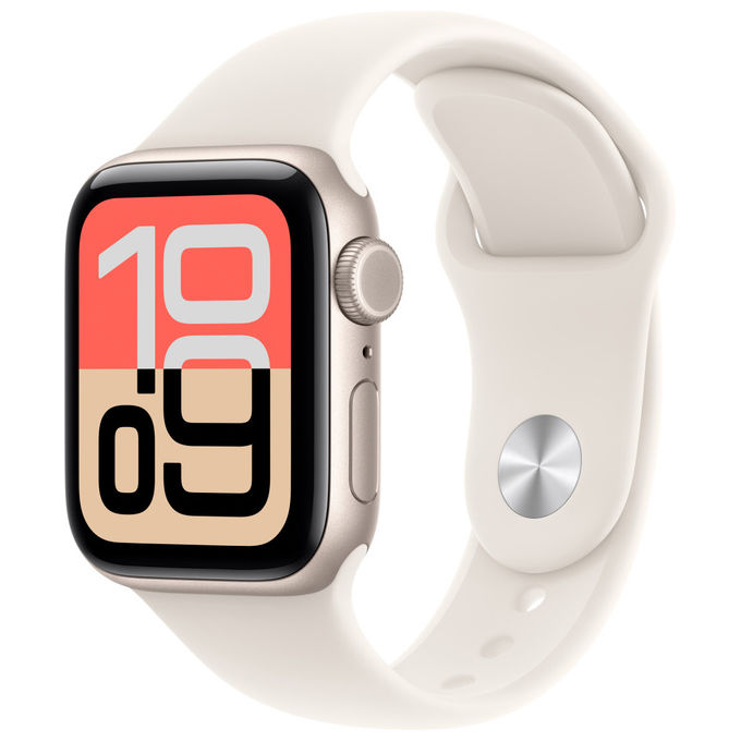 Apple watch se 3 gps + cellular 5g 40mm cassa alluminio galassia con sport band galassia - m/l