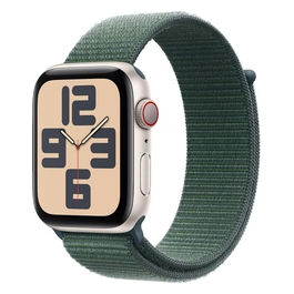 Watch SE 40mm GPS + Cellular Cassa in alluminio galassia con Sport Loop verde lago