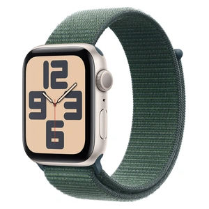 Apple Watch Se Gps 40Mm Cassa Alluminio Galassia Con Verde Lago Sport Loop-image