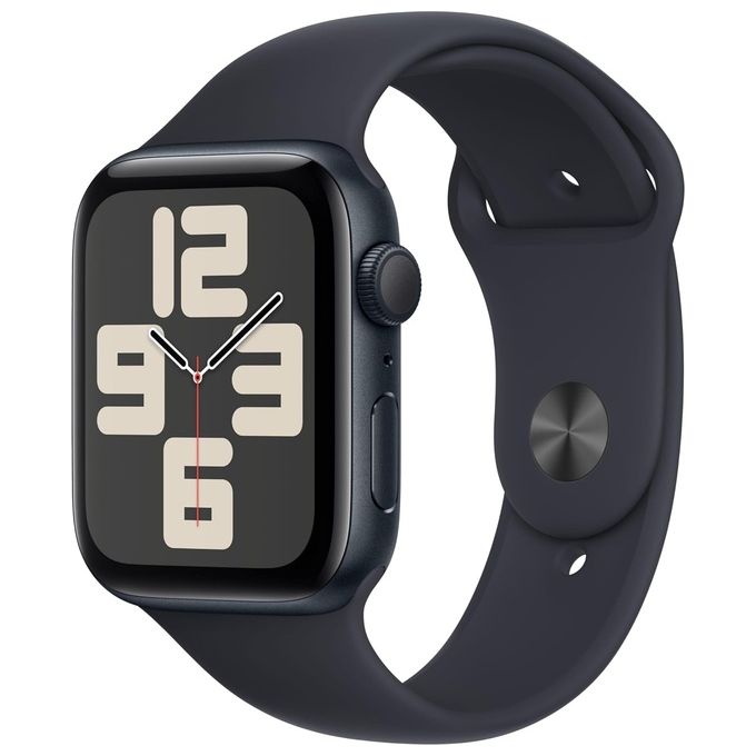 Image of Apple Watch SE 40mm GPS Cassa in alluminio mezzanotte con Cinturino Sport mezzanotte - S-M