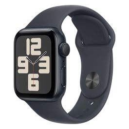 Watch SE 40mm GPS Cassa in alluminio mezzanotte con Cinturino Sport mezzanotte - S/M