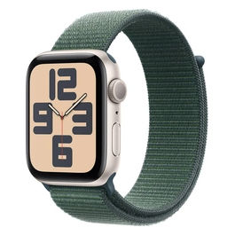 Watch SE 44mm GPS Cassa in alluminio galassia con Sport Loop verde lago