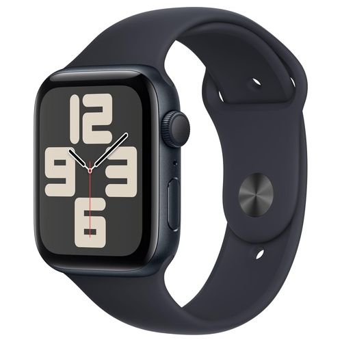Watch SE 44mm GPS Cassa in alluminio mezzanotte con Cinturino Sport mezzanotte - M/L
