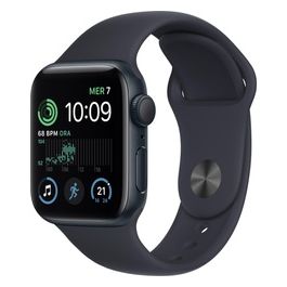 Apple Watch SE 40mm GPS Cassa in Alluminio Color Mezzanotte Cinturino Sport Regular