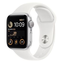 Apple Watch SE 40mm GPS Cassa in Alluminio Sport Bianco Regular