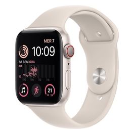 Apple Watch SE 44mm GPS + Cellular Cassa Galassia in alluminio Cinturino Sport Galassia Regular Italia