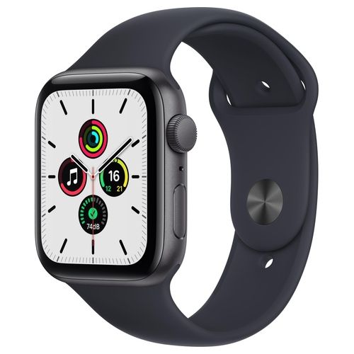 Apple Watch SE 44mm GPS Cassa Grigio Siderale in alluminio Cinturino Sport Mezzanotte Regular