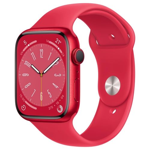 Apple Watch 8 45mm GPS Cassa (Product) Red in alluminio cinturino Sport (Product) Red