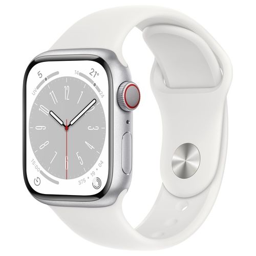 Apple Watch 8 41mm GPS + Cellular Sport Bianco