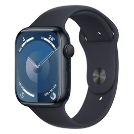 Apple Watch 9 45mm GPS Cassa in Alluminio Mezzanotte e Cinturino Sport Mezzanotte S/M