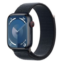 Watch 9 45mm GPS + Cellular Cassa in Alluminio Mezzanotte e Sport Loop Mezzanotte Italia