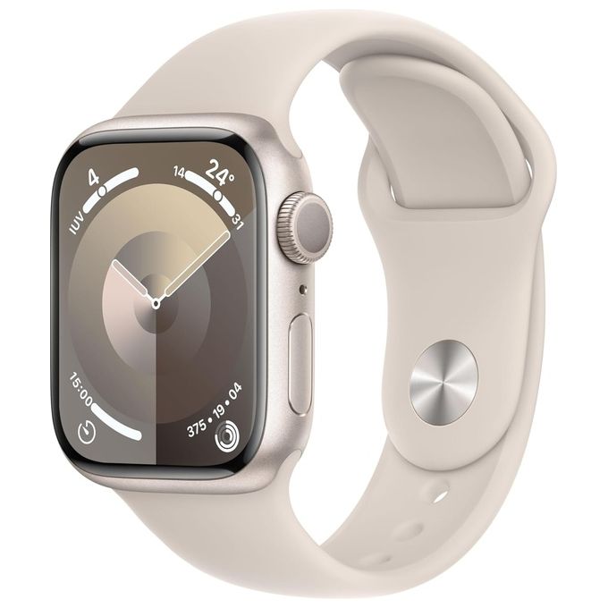 Apple Watch 9 45mm GPS Cassa in alluminio galassia con cinturino Sport Galassia M/L Italia