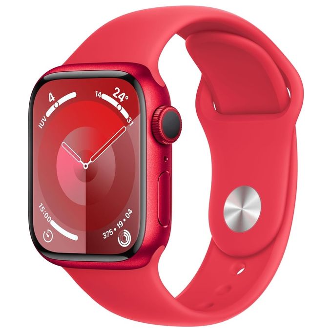 Apple Watch 9 45mm GPS Cassa in alluminio (Product)RED con cinturino Sport (Product)RED M/L Italia