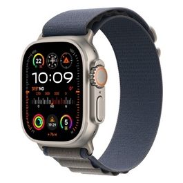 Apple Watch Ultra 2 49mm GPS + Cellular Cassa in Titanio e Alpine Loop Blu Large Italia