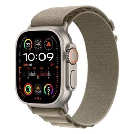 Apple Watch Ultra 2 49mm GPS + Cellular Cassa in Titanio e Alpine Loop Oliva Small