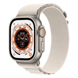 Apple Watch Ultra 49mm GPS + Cellular Cassa in Titanio e Alpine Loop Color Galassia Small