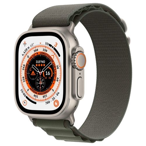 Apple Watch Ultra GPS  Cellular Cassa 49mm Verde Medium