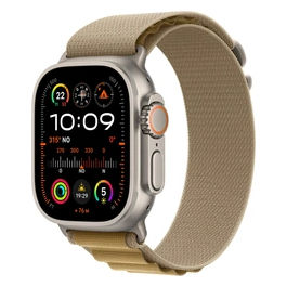 Watch Ultra 2 49mm GPS + Cellular Cassa in Titanio Naturale con Alpine Loop Sahara - Large