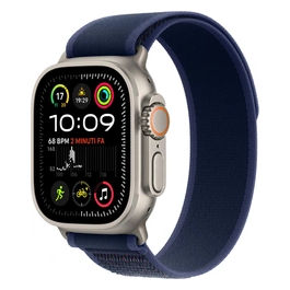 Watch Ultra 2 49mm GPS + Cellular Cassa in Titanio Naturale con Trail Loop blu - S/M