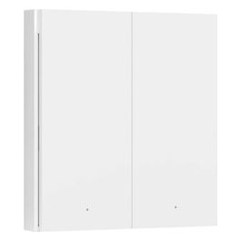Interruttore Wireless Remoto H1 Richiede HUB Zigbee 3.0 Telecomando Configurabile con 7 Funzioni Senza Installazione per Case Intelligenti Compatibile con Apple HomeKit IFTTT (doppio pulsante)