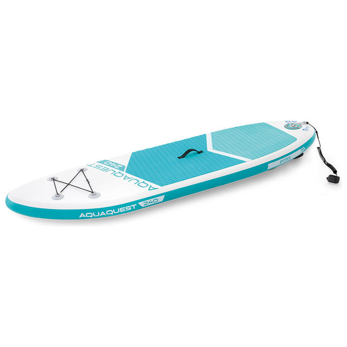 Intex 68241NP Aqua Quest 240 SUP con Pompa Manuale e Remo da 216 cm 244x76x13 cm