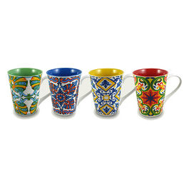 56986 Tazza Mug 350ml Decorazione Assortita